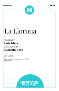 La Llorona SATB choral sheet music cover Thumbnail